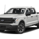 Ford F-150 Lightning / Pro 4WD SuperCrew 5.5' Box 2023. Front 3⁄4, Facing to the Left